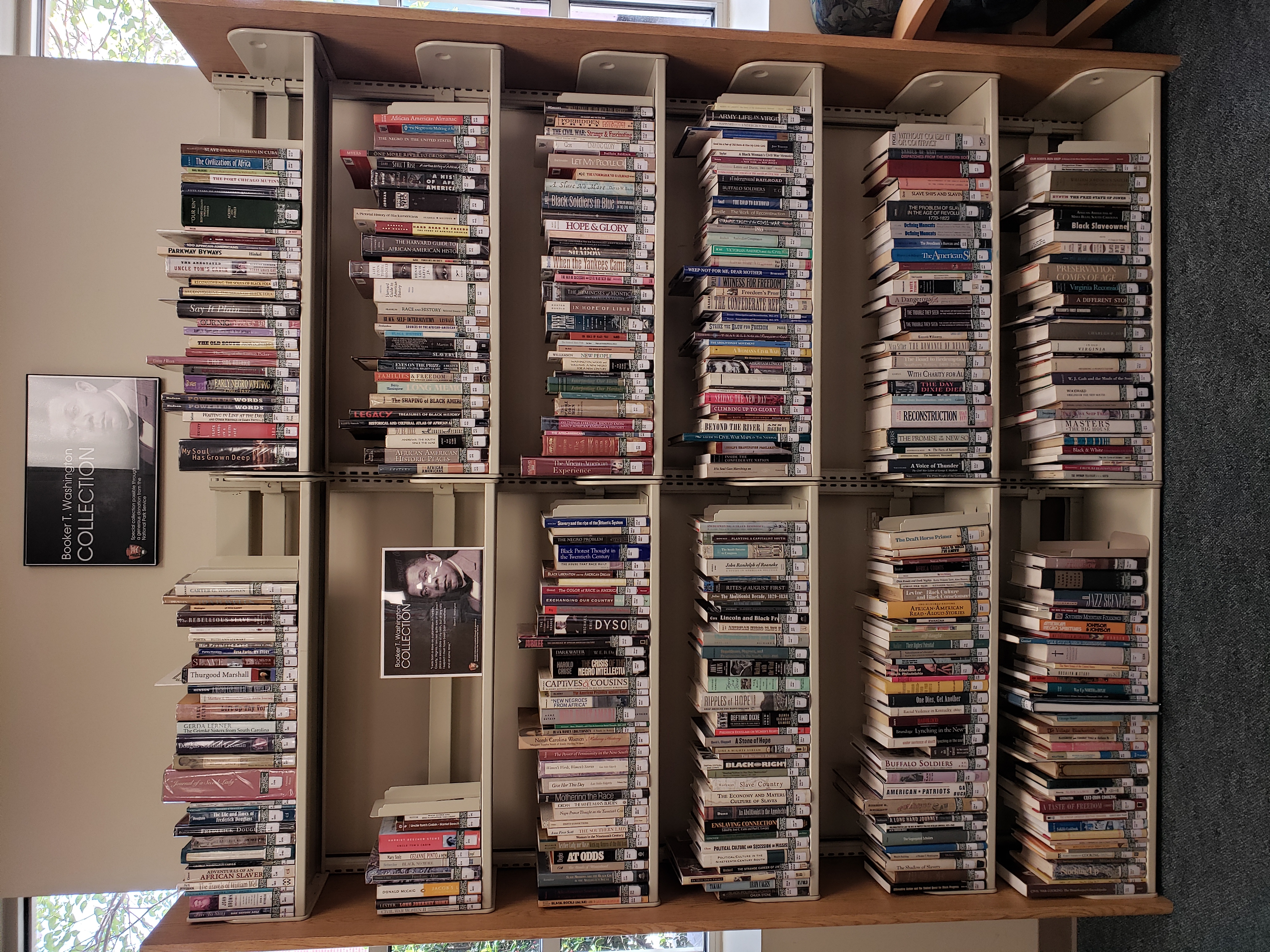 Books in Franklin County library About 400 books from the Booker T. Washington Collection