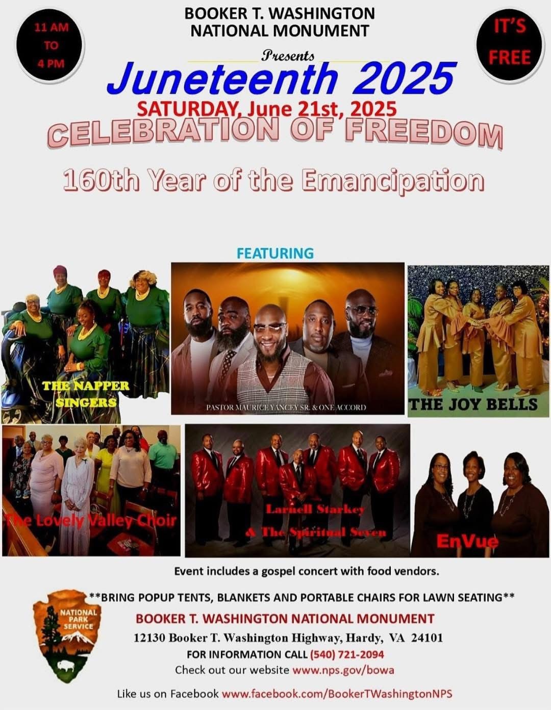 Juneteenth 2025 A flyer advertising the the 24th annual Juneteenth Celebration of Freedom