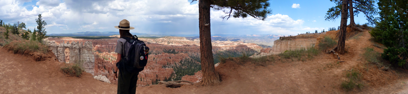 Ranger on the Rim Trail 11 June, 2014. Ranger on the Rim Trail 11 June, 2014.