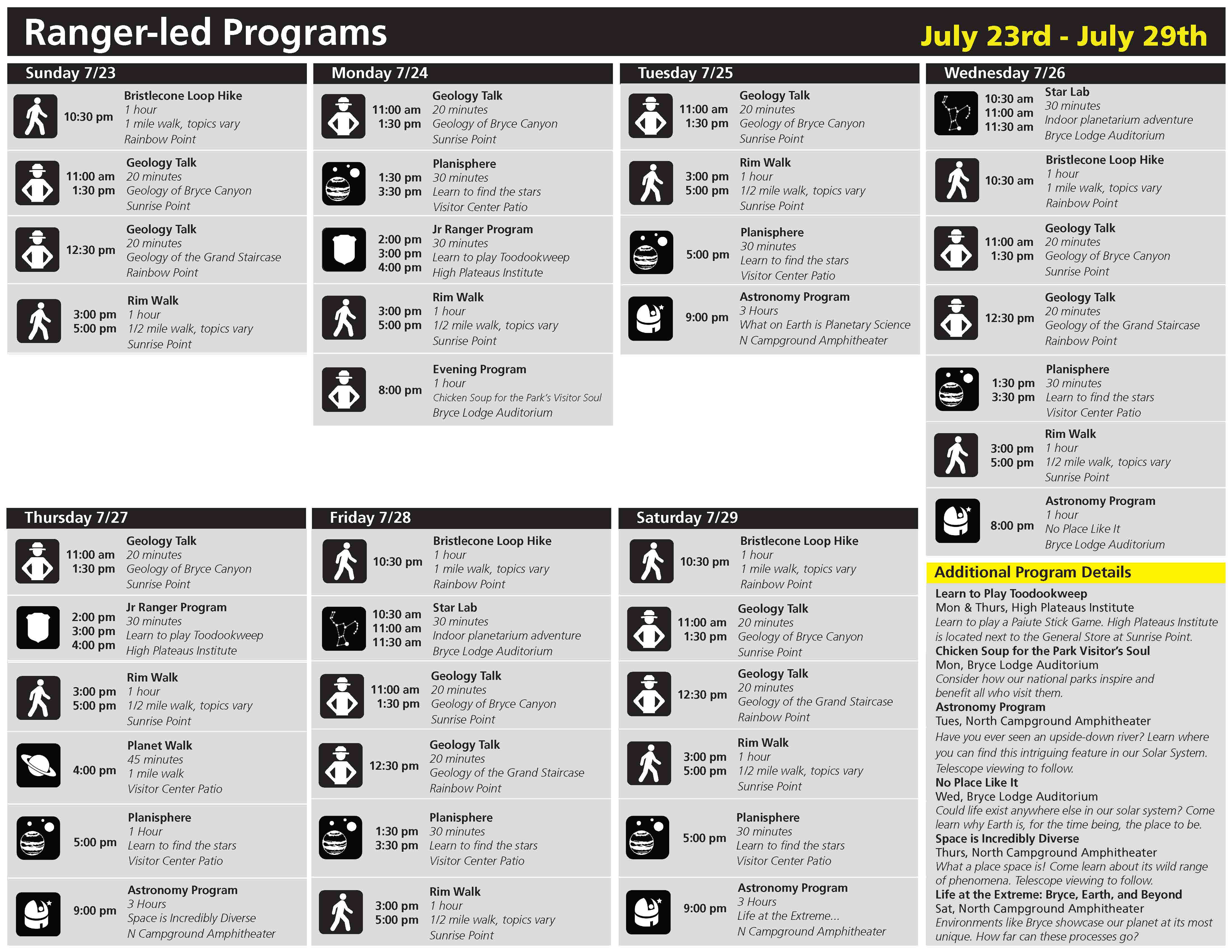 July 23 - July 29 July 23 - July 29