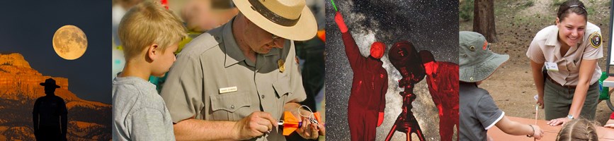 Ranger Volunteer collage banner Ranger Volunteer collage banner