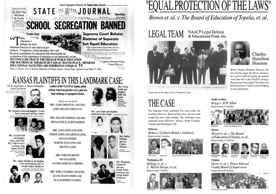 60th-collage.jpg Multiple image of people and places related to the Brown v. Board of Education case.