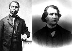 Robert Morris, left. Charles Sumner, right. Robert Morris, left. Charles Sumner, right.