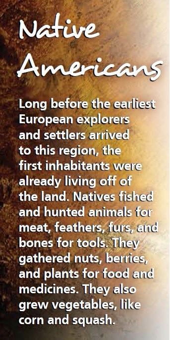 photo of text about early inhabitants