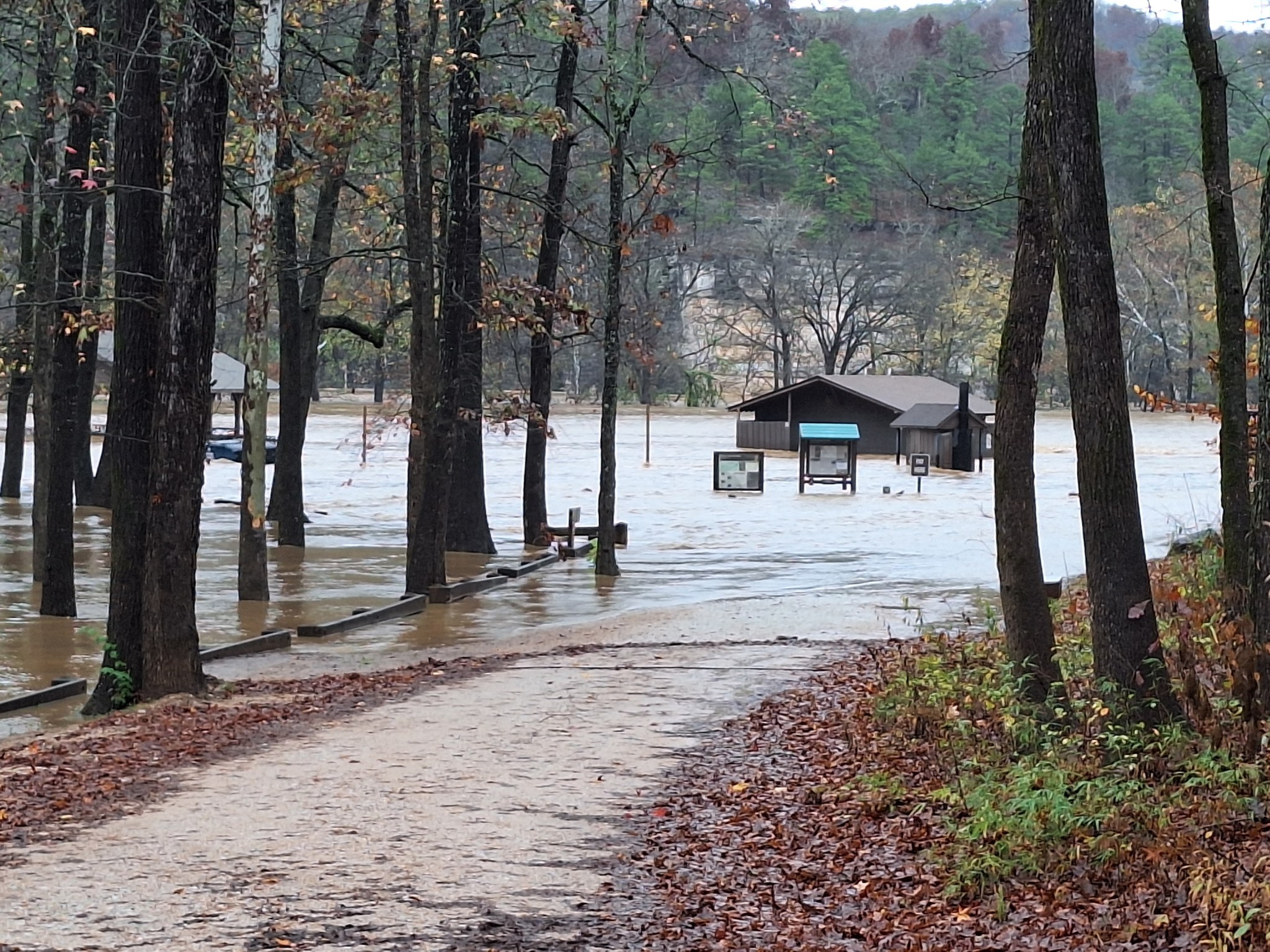 Ozark Campground Flooded - 11/2024