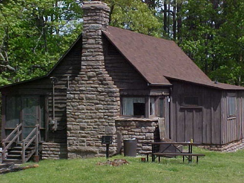 CCC Cabin #4 at Buffalo Point, Buffalo National River