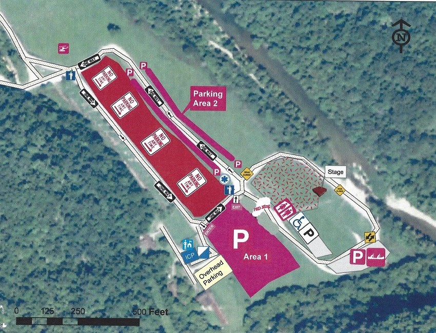 SCConcertMap map of Steel Creek concert area