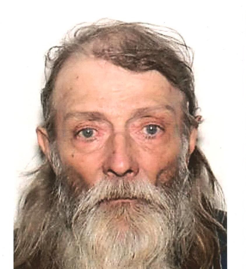 Thomas Reid Photo of a 65 year old white male with long gray hair and a gray beard