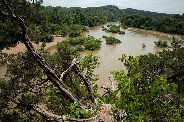 view of muddy river