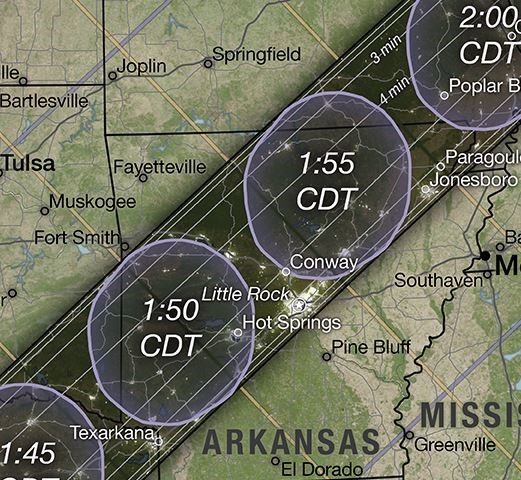 Total solar eclipse 6 years ago, next total eclipse in 2024