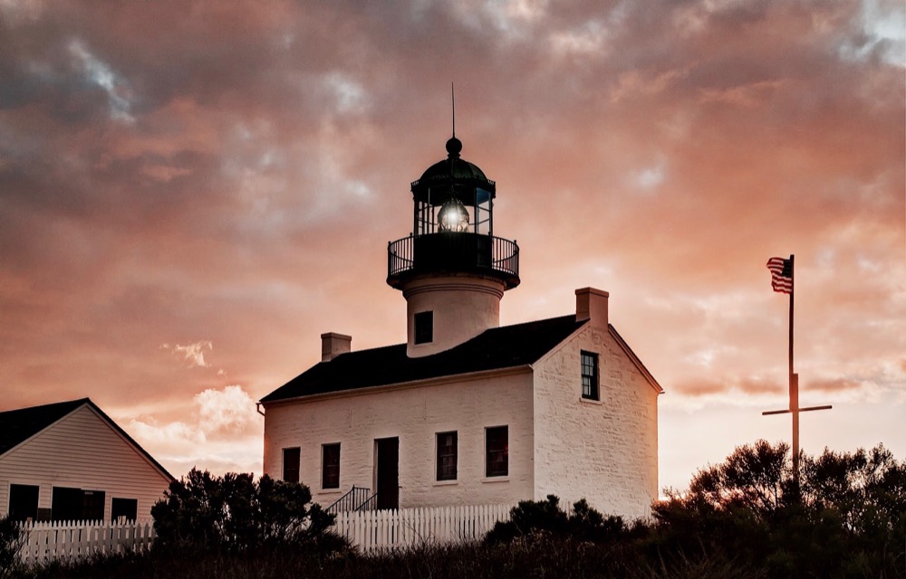 Bill Griswold's photo of the Cabrillo National Monument’s old lighthouse.