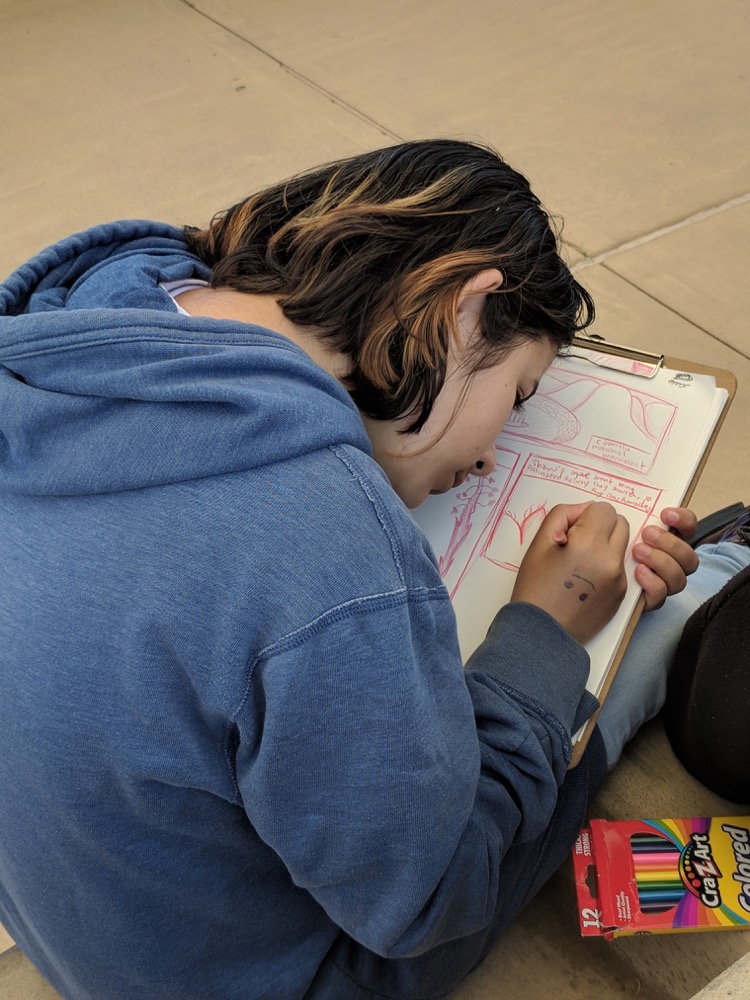 A Monarch student creates a comic about the Shaw’s Agave, a plant found at Cabrillo National Monument A Monarch student creates a comic about the Shaw’s Agave, a plant found at Cabrillo National Monument
