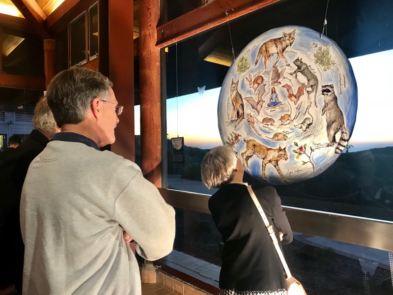 Park guests learn about Cabrillo’s scientific inventories in the new exhibit, Along the Transect Line