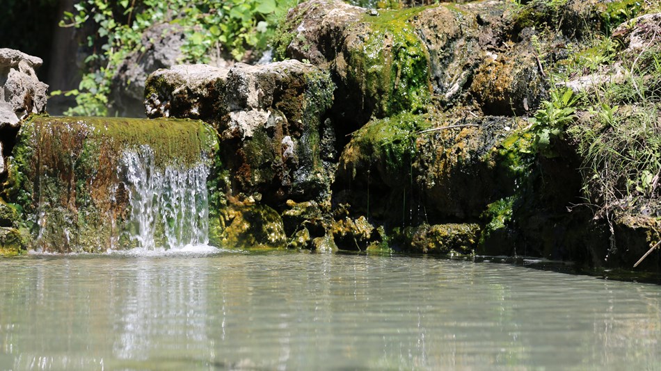 the Thermal Pools of Hot Springs National Park, Arkansas. the Thermal Pools of Hot Springs National Park, Arkansas.