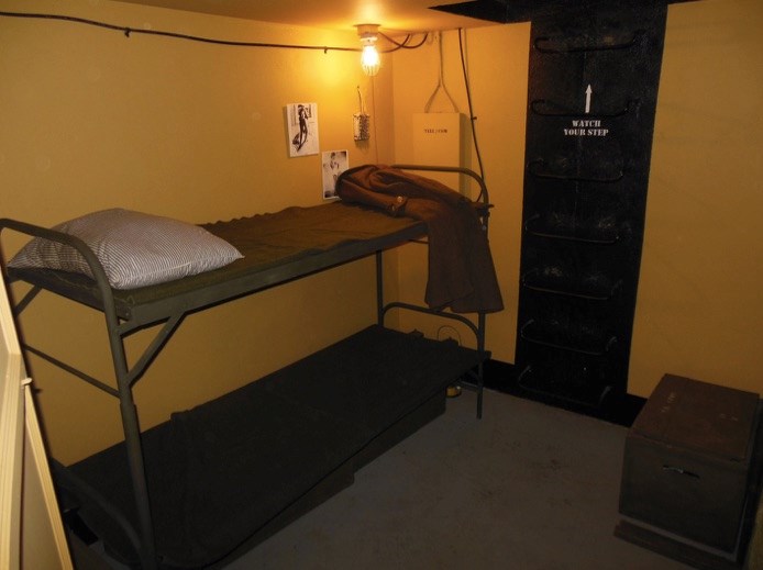 Bunkroom looking northeast