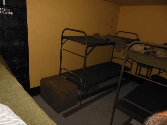 Bunkroom looking southeast