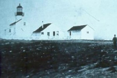 Vintage Photo of Old Point Loma Lighthouse