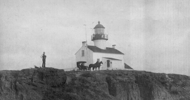 The Point Loma Lighthouse in 1890