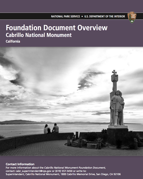 Cover page for the Cabrillo Foundation document