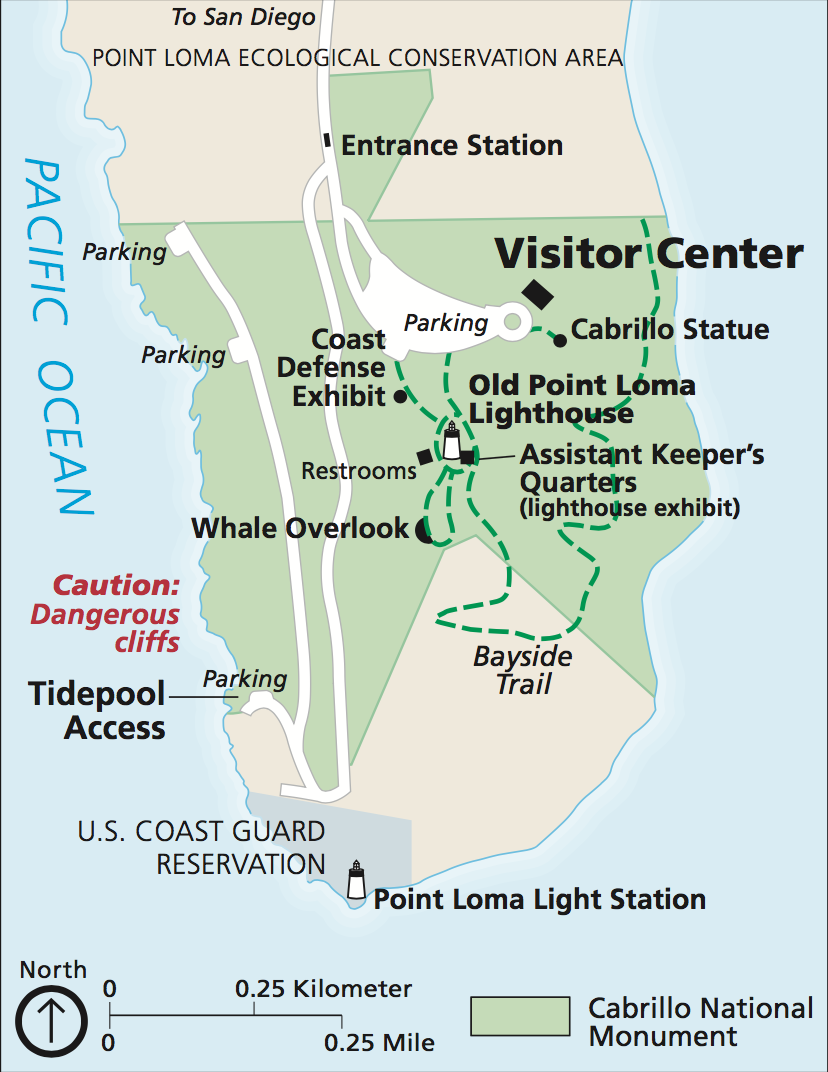 Map of Cabrillo National Monument