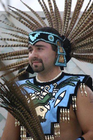 Aztec dancer