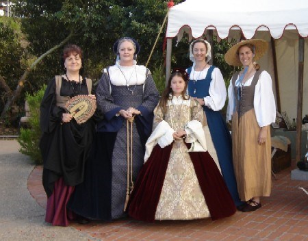 16th century ladies of Cabrillo Festival