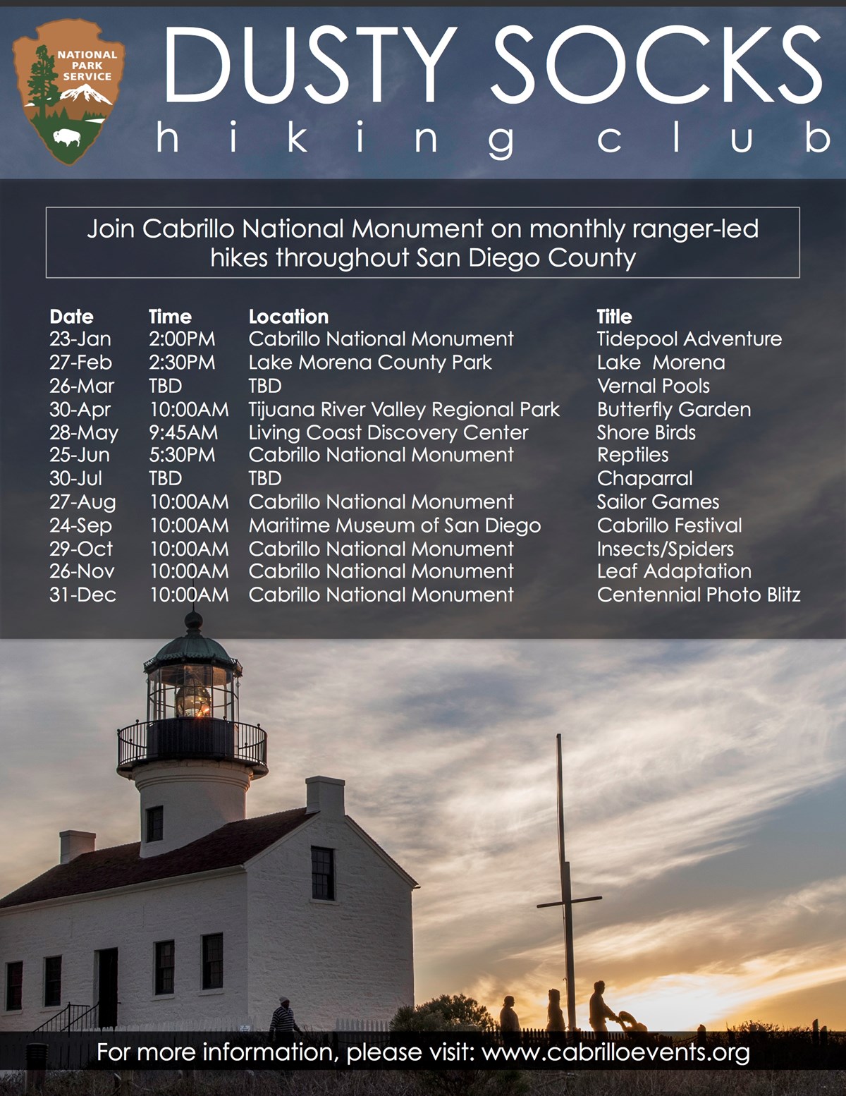 Dusty Socks Club 2016 Schedule Dusty Socks Club 2016 Schedule