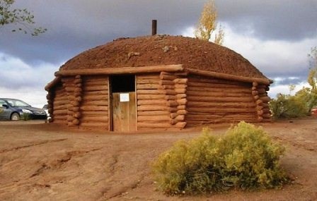 traditional Navajo hogan