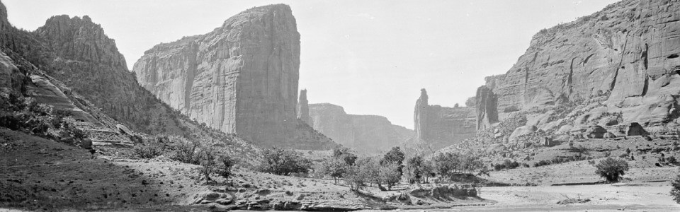 Historic photo of the canyon