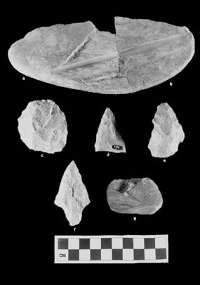 artifacts from the Carns Site, Coast Guard Beach, Eastham artifacts from the Carns Site, Coast Guard Beach, Eastham
