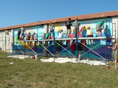 mural at Highalnds Center