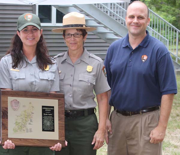 Nicole Taylor, Kathy Tevyaw, and Mike Caldwell