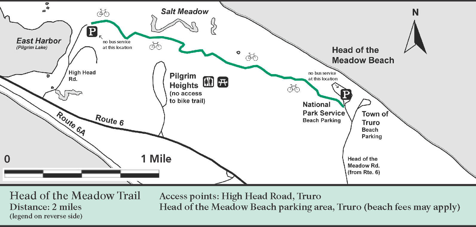 Head of the Meadow Bike Trail Map