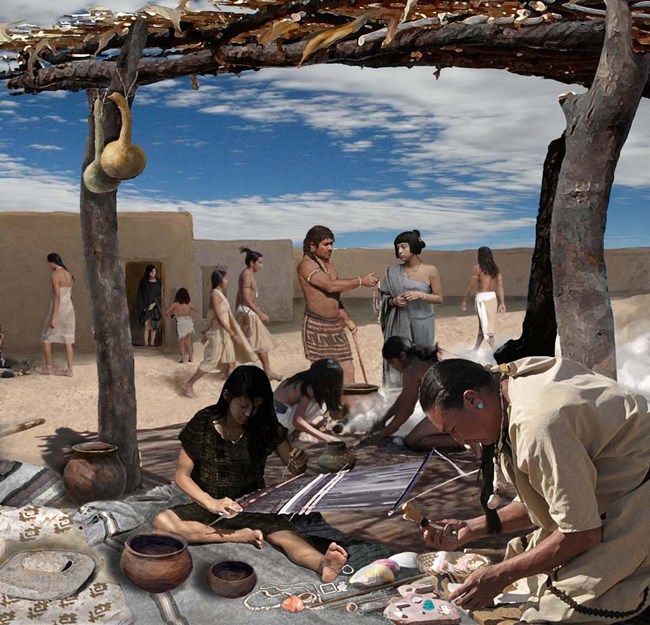 artistist depiction of Compound A in use prehistorically artistist depiction of Compound A in use prehistorically