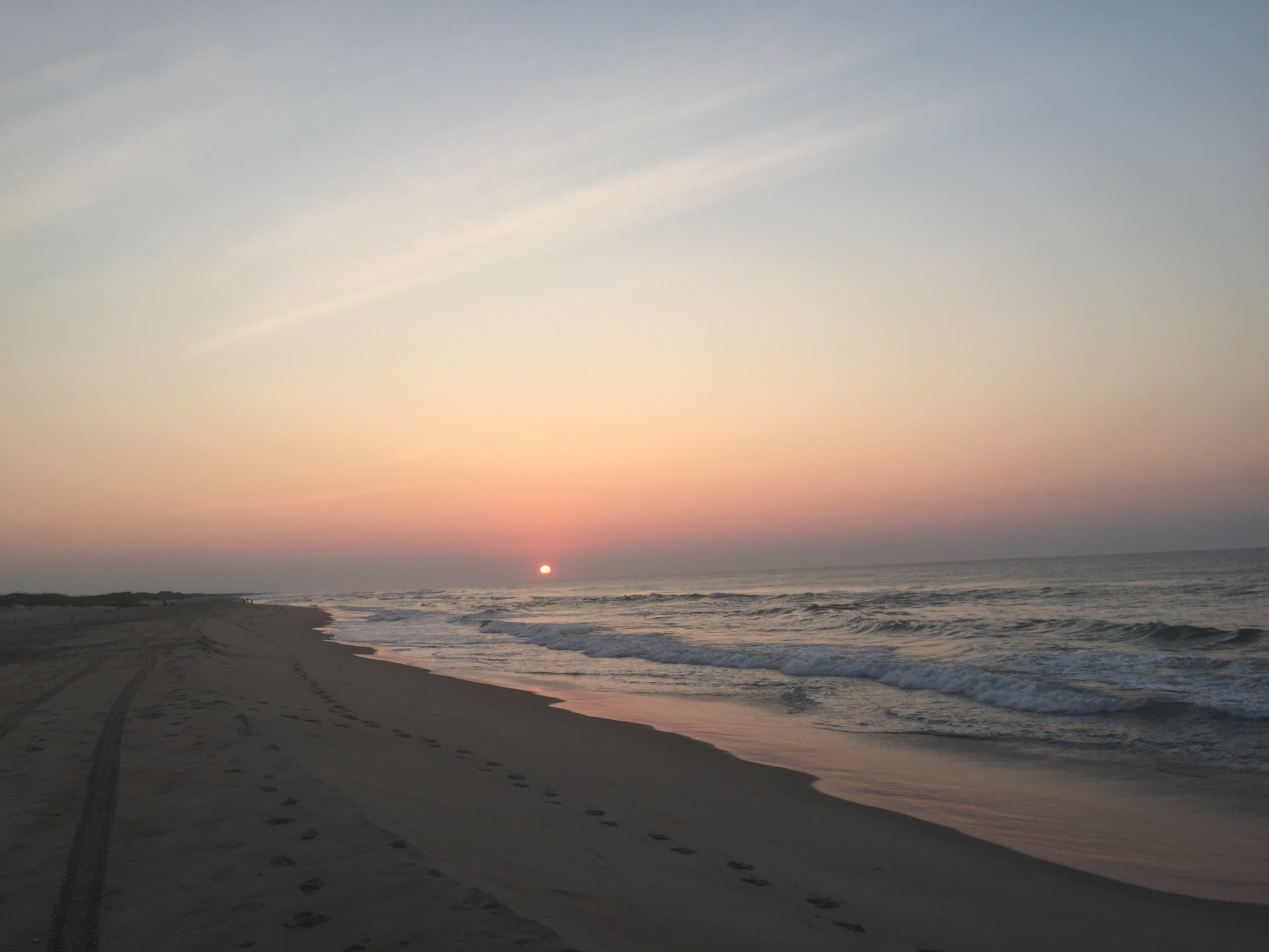 Sunrise view from Ocracoke Island.