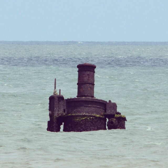 Remains of the steamer Oriental located near the Pea Island National Wildlife Refuge's visitor center in Rodanthe.