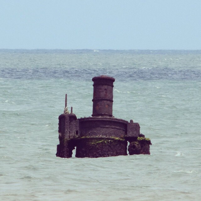 Just off the shores of Pea Island National Wildlife Refuge, across from the visitor center, sits the remains of the steamer Oriental, which ran aground in May 1862 while delivering soldiers and supplies from New York to South Carolina. Remains of the steamer Oriental located near the Pea Island National Wildlife Refuge's visitor center in Rodanthe.