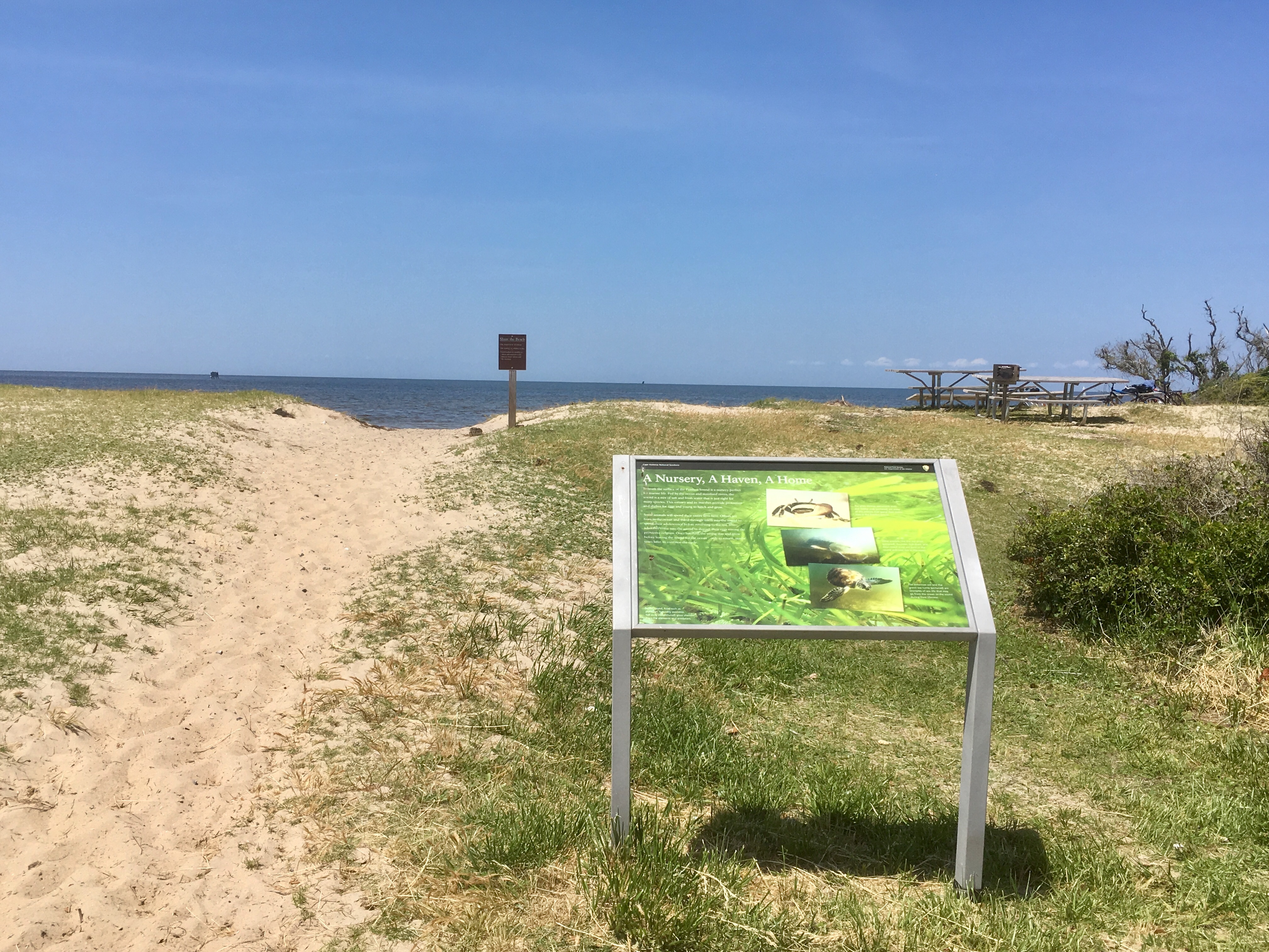 Sign at Salvo Day Use Area