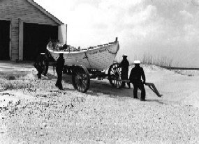 USCG readying the surfboat