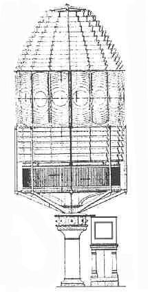 fresnel lens line drawing