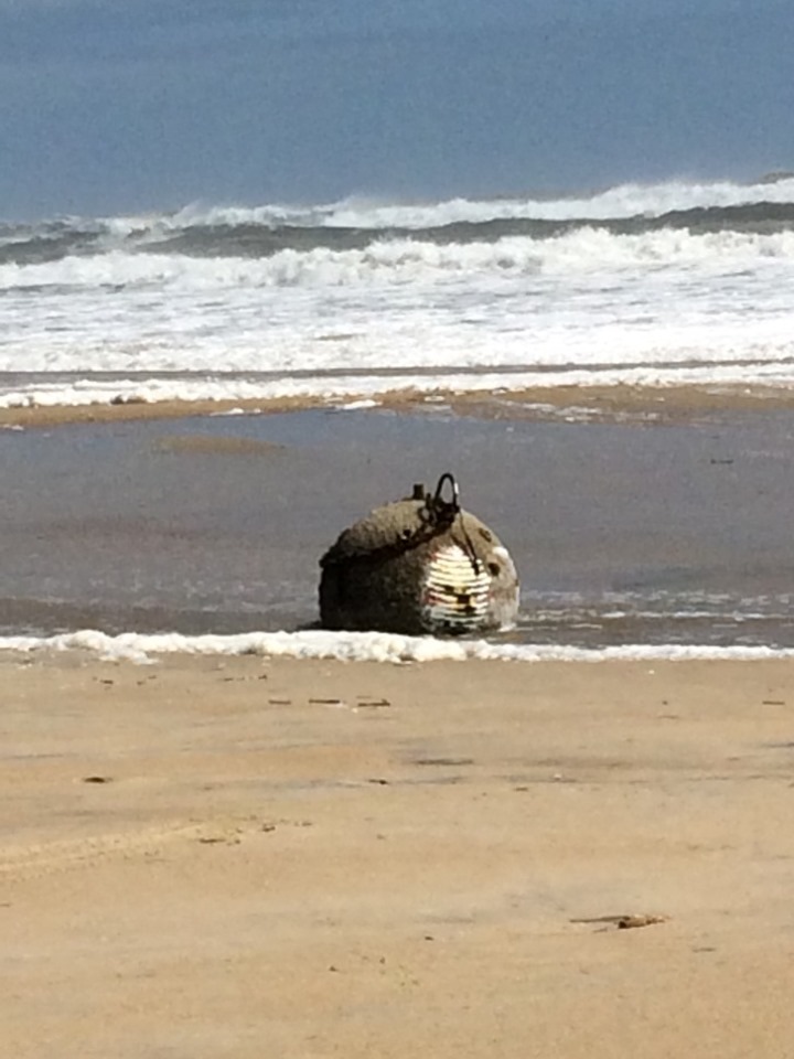 Potential Unexploded Ordnance Found on Beach in Avon, North Carolina