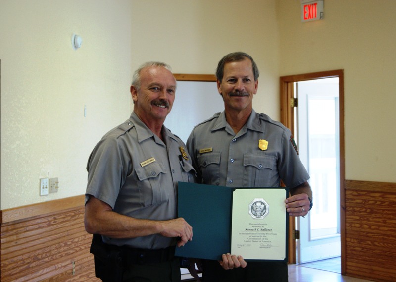 Ocracoke District Ranger Ballance and Superintendent Murray_sm2