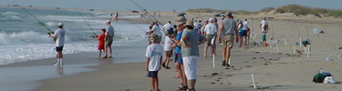 Surf fishing