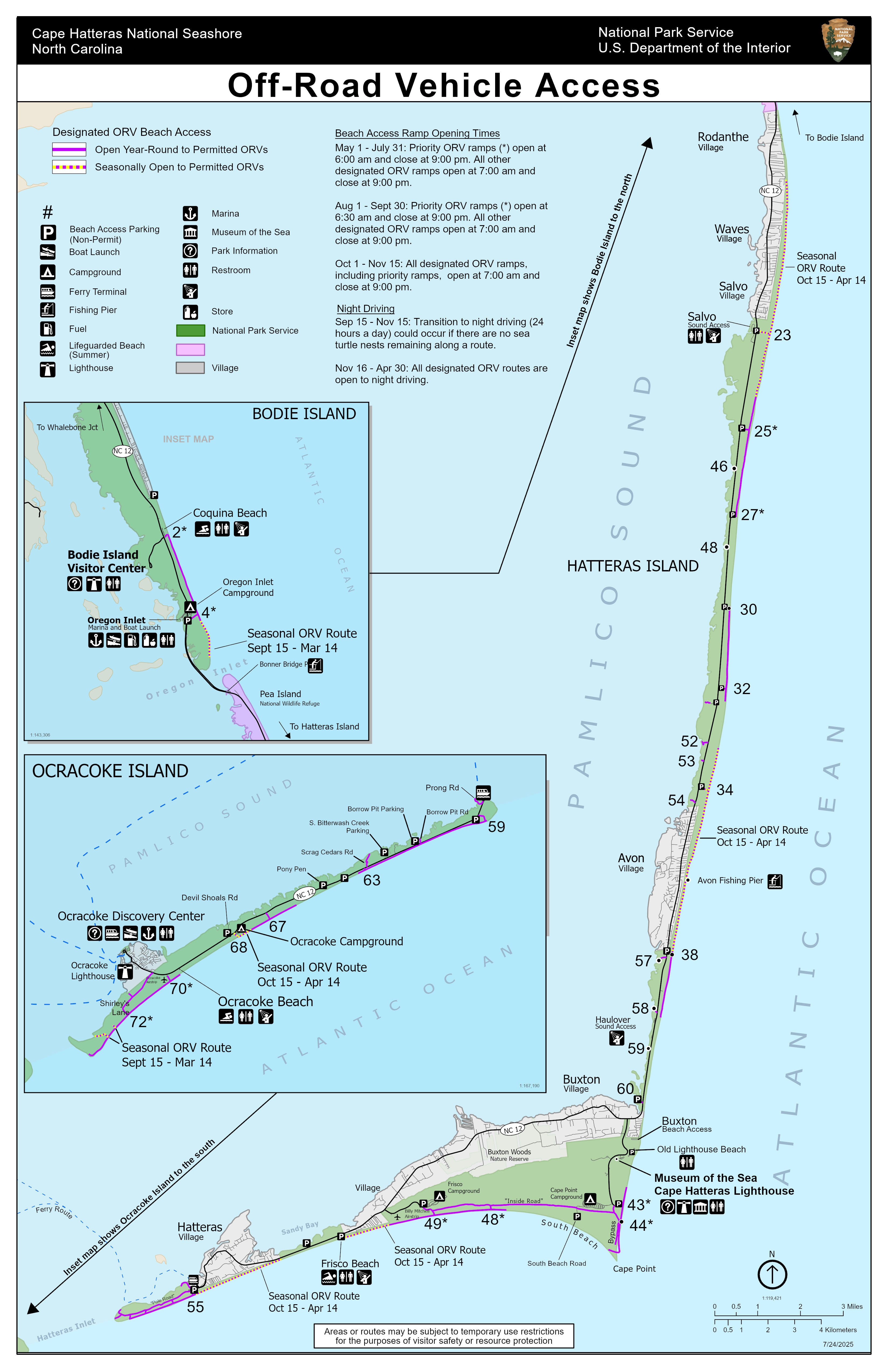 2025 ORV Route Access Map