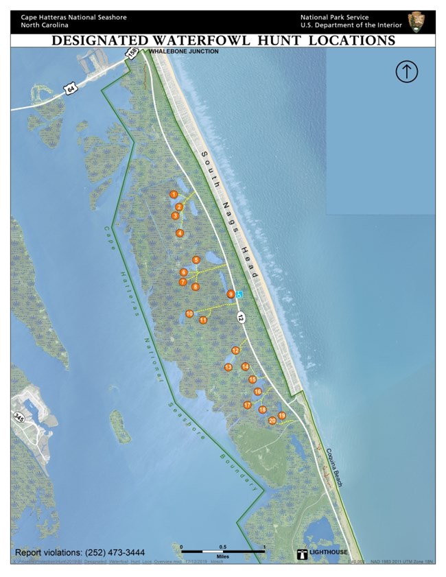 Bodie Island Hunt Area Overview