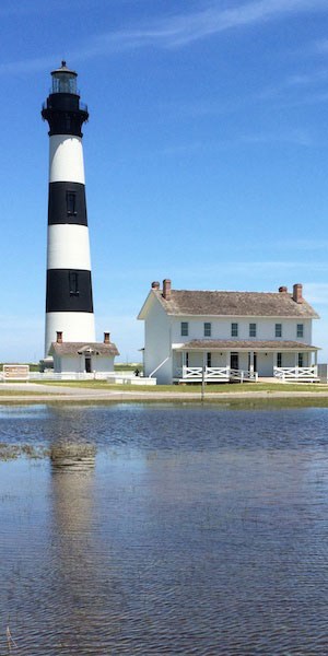 Bodie Island Lighthouse and Double Keepers' Quarters