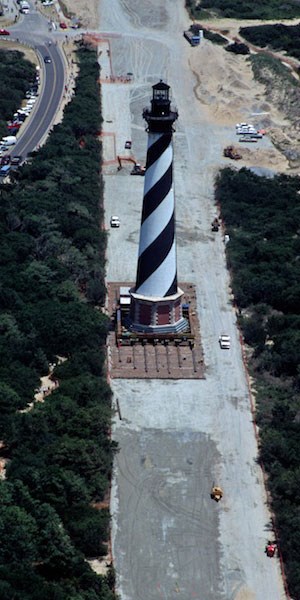Moving the Cape Hatteras Lighthouse