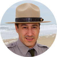 Superintendent Dave Hallac at Coquina Beach