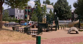 Playground equipment in Marion Park