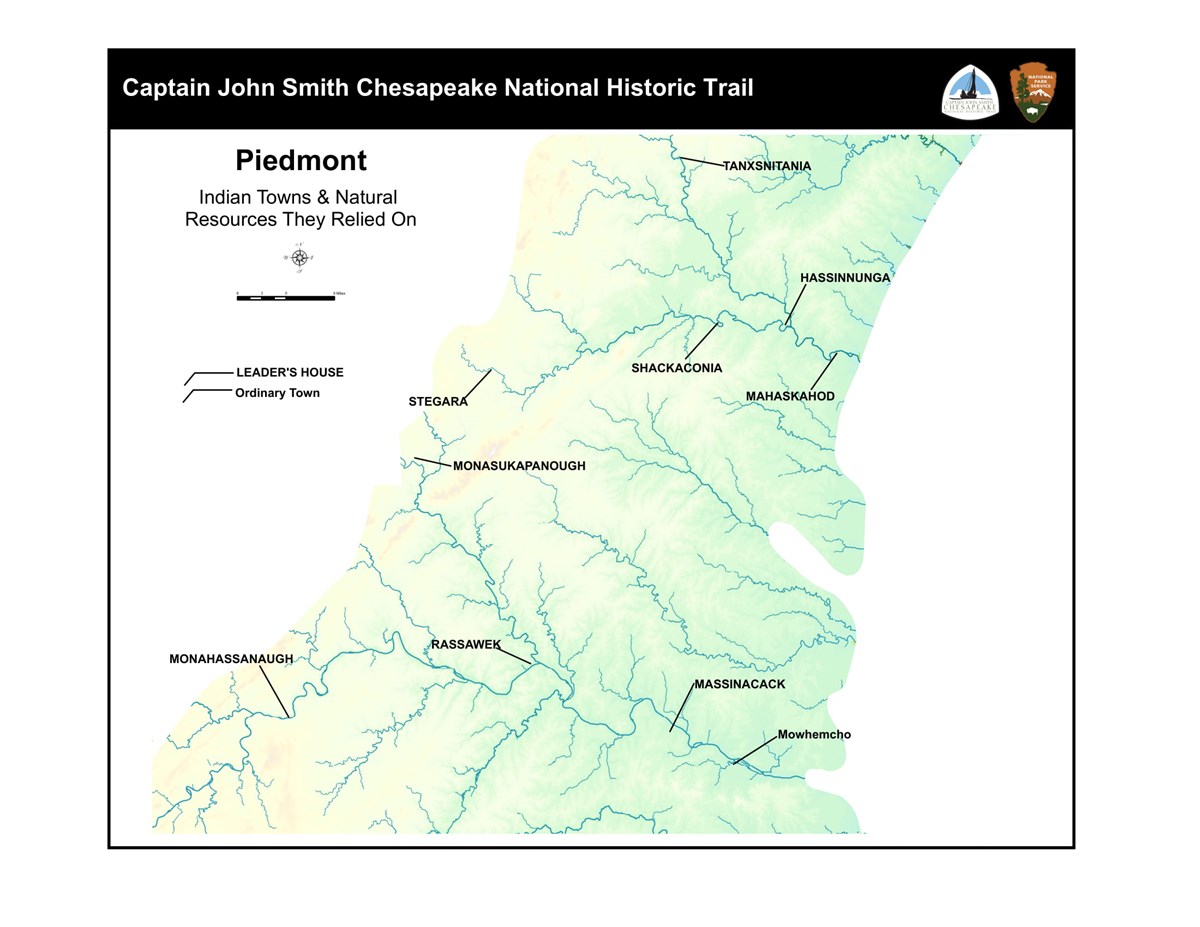 Piedmont Plateau Map